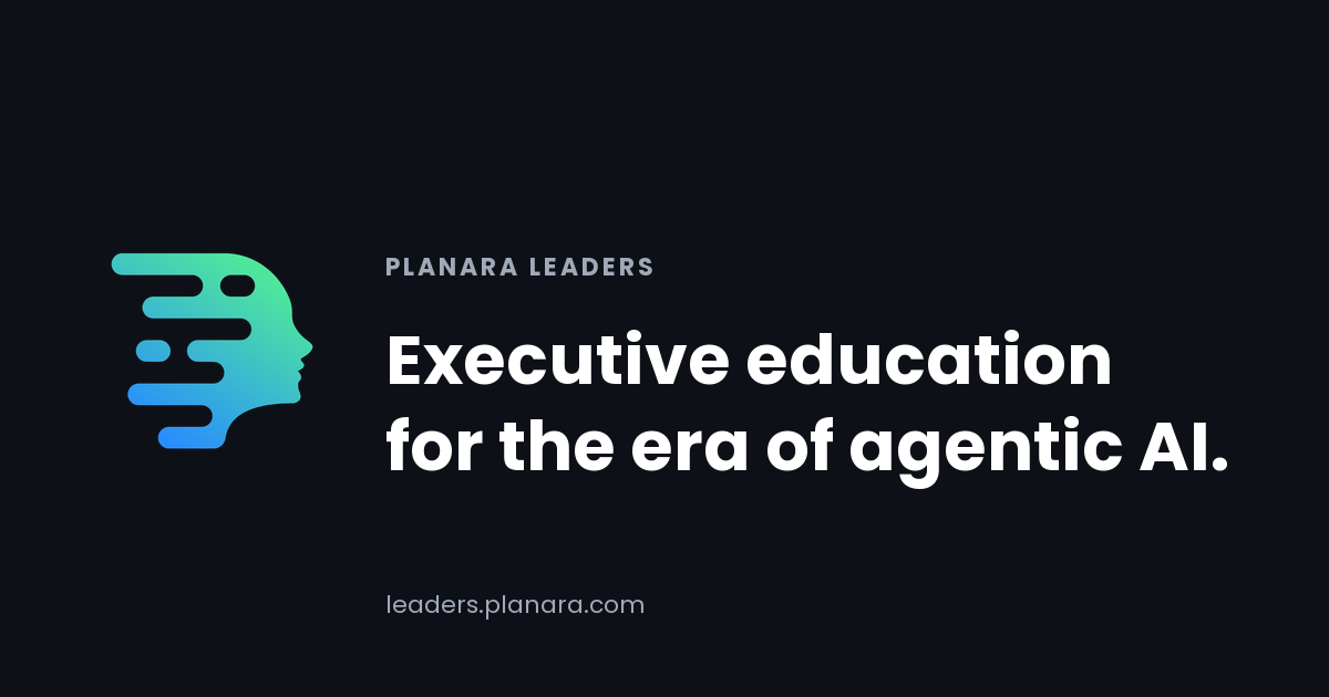 Executive education for the era of agentic AI